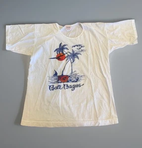 Vintage Bali Bagus Beach Island Shirt 80s 70s Single Stitch Tee Tshirt Medium - Picture 1 of 7