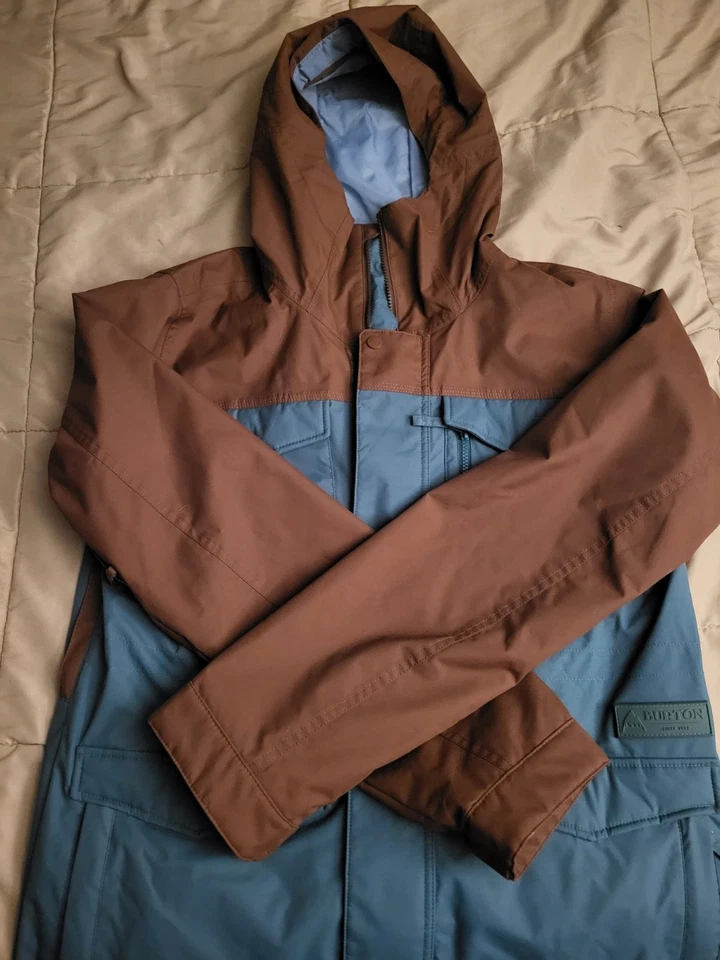 Chaqueta Burton Para Hombres Grande MB Encubierta Termolite Con Capucha Forro para Salón Snowboard Esquí Foto 1 de 3