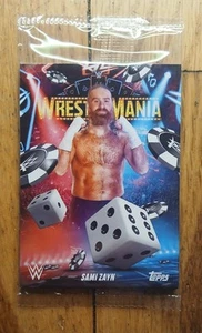 WWE WrestleMania 41 Las Vegas Card Pack Topps Sami Zayn Shinsuke Nakamura - Imagen 1 de 2