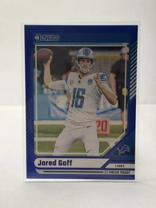 2204 Panini Donruss Jared Goff #200 Azul Prensa Prueba Leones - Imagen 1 de 2