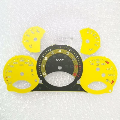 Cuadros de velocímetro para Porsche 911 997 Carrera manual superposición 330 kmh 8 rpm Foto 1 de 4