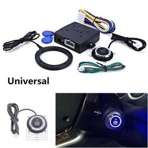Keyless Entry Car Engine Button Push Start Lock Ignition Starter Alarm Systems - Bild 1 von 12