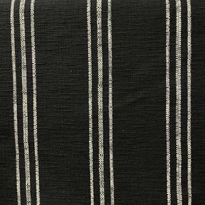 Tela Highlander Slub Stripe carbón negro blanco estante - Imagen 1 de 1