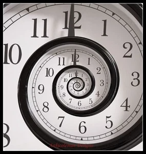 Fractal Clock - DIY Chart Counted Cross Stitch Patterns Needlework Embroidery    - Picture 1 of 2