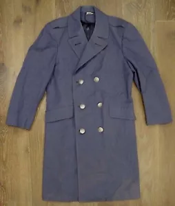 Vintage Militär Mantel Trenchcoat US Air Force Serge Blau Gr. 35S - Bild 1 von 12