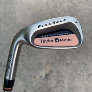 TaylorMade Firesole Tungsten 4 Iron LH - R-80 Regular Flex Steel - Picture 1 of 9