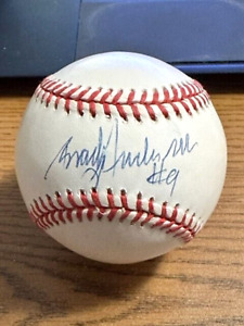 BRADY ANDERSON 2 SIGNED AUTOGRAPHED OAL BASEBALL!  Red Sox, Orioles, Indians!
