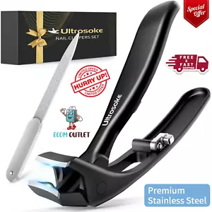 Toenail Clippers for Seniors Thick Toenails Angled Head Toe Nail Clippers for Me - Picture 1 of 24