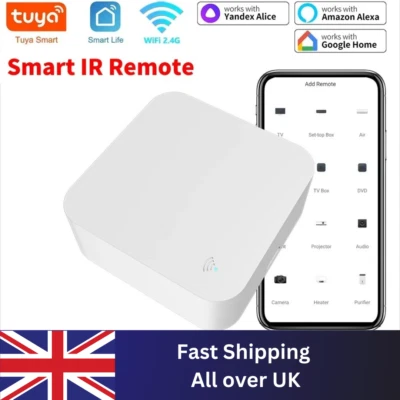 Tuya WiFi IR Fernbedienung Smart Wifi Universal Infrarot Tuya für Smart Home - Bild 1 von 4