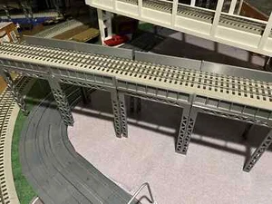 O Scale Girder Bridge Trestle Kit 24" Long by 6" Wide by 6.5" High - Picture 1 of 8