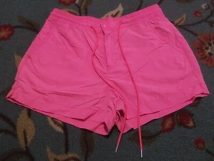 American Eagle Womens Swim Shorts Coral S Beach Board Trunks Swimwear Bottoms - Picture 1 of 4