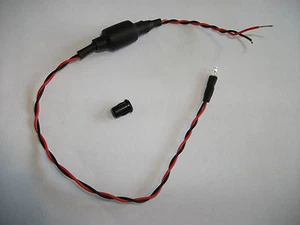 BLINKENDE ROTE LED 12 V (3 mm). WÄHLEN SIE IHR BLITZINTERVALL - Bild 1 von 1