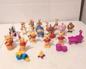 Vintage Mixed Lot Of  19 Winnie The Pooh & Friends Figures cake Toppers Disney - Picture 1 of 24