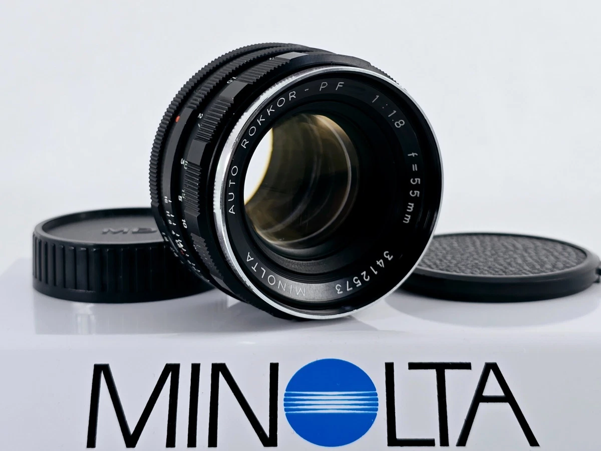 Minolta Rokkor PF 55mm Focal f/1.8 Camera Lenses for sale | eBay