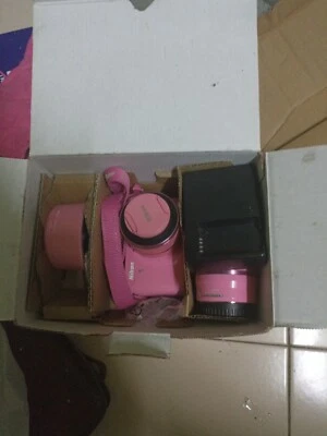 Nikon 1 J1 Digital Camera 10-30mm / 30-110mm Lens Kit Pink - Image 1 of 2