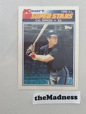 1990 Kmart Super Stars Topps Cal Ripken Baseball Card #20 Orioles Oddball