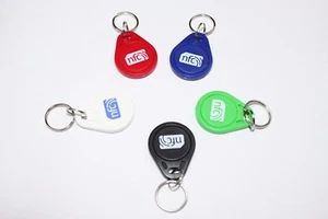 5 X NFC ABS breloki / breloki Compticble z Androidem i IOS NXP NTAG213 - Zdjęcie 1 z 6