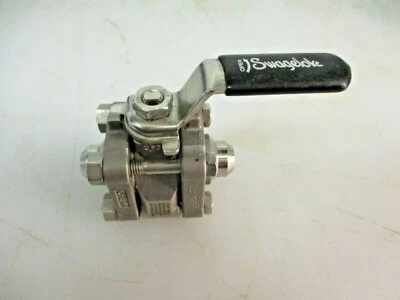 SWAGELOK SS BALL VALVE 2500PSIG CF3M - Image 1 of 4