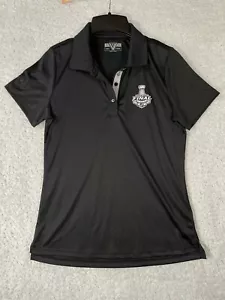 Stanley Cup Polo Shirt Womens Black 2018 100% Polyester NHL Hockey Final Ladies - Picture 1 of 12