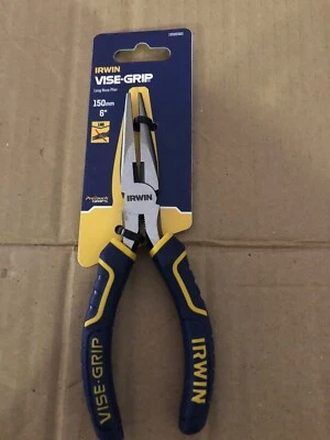 IRWIN 150mm/6" Vise-Grip Snipe Needle Long Nose Side Cutting Plier,10505503 - Image 1 of 4