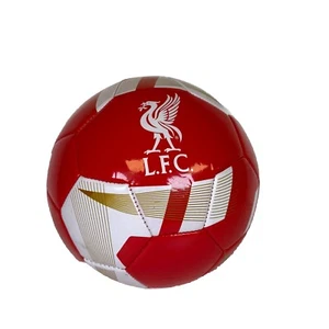 Liverpool Team Classic Football Red / White Size 5 New - Picture 1 of 2