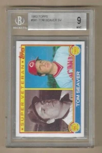 1983 Topps Tom Seaver #581 Super Veteran BGS 9 MINT Reds Mets HOF - Bild 1 von 2