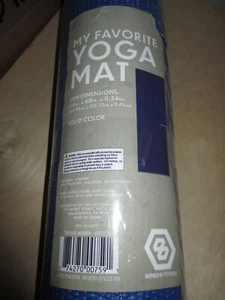 Serie-8 Tappetino yoga spesso fitness My Favorite 24""x68"" giallo-blu-verde - Foto 1 di 2