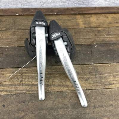 Bicicleta de Carretera de Colección Campagnolo Athena Carbono Ergo Cambios 2x8 Velocidad Italia Piezas Foto 1 de 4