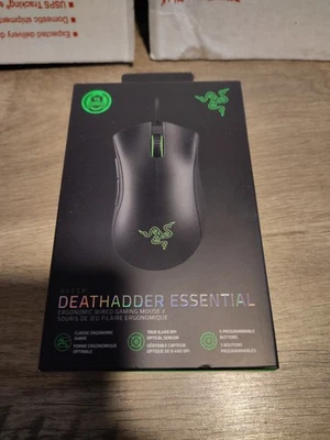 Razer DeathAdder Essential Wired Optical Gaming Mouse - Classic Black - Image 1 of 3