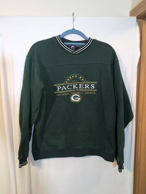 Vintage 90s Green Bay Packers Pro Player Crewneck Sweatshirt Medium NFL - Image 1 of 4