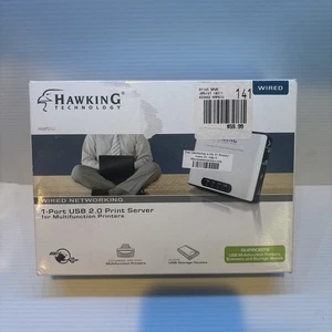 NEW OPEN BOX - Hawking Technology USB 10/100M Internet Print Server HPS1U - Picture 1 of 4