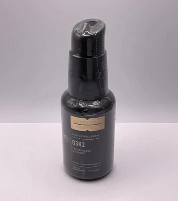 QuickSilver Scientific D3K2 Nanoemulsión Soporte Sinérgico 1.7 fl oz ~ Sellado Foto 1 de 2
