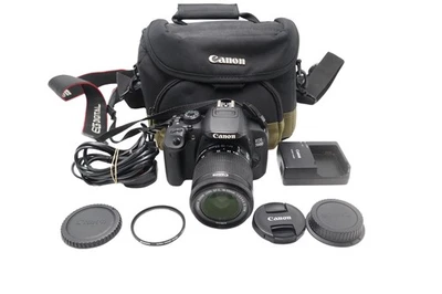 Canon 700D DSLR Camera 18MP with 18-55mm, Shutter Count 29233, Good Condition - Image 1 of 4