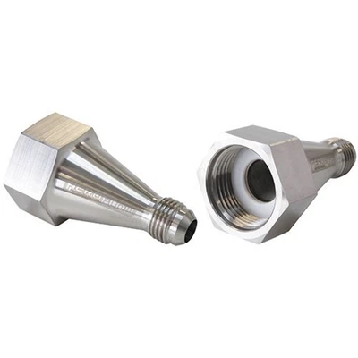 Nitrous Bottle Adapter with Filter -4AN Supplied with 150 Micron Filter AF758-04 - Image 1 of 2