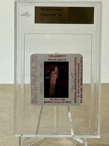 2025 Leaf Original Photo Slide 35mm Britney Spears Encased 1/1 - Picture 1 of 3