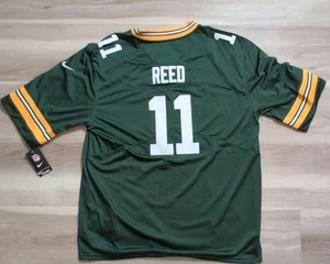 Jayden Reed Jersey Green Bay Packers Green #11 3XL Stitched Mens With Tags - Picture 1 of 4