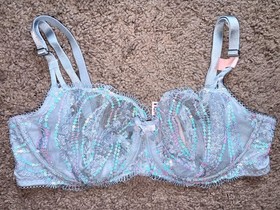 NWT VICTORIA'S SECRET DREAM ANGELS SEQUINED PUSHUP NO PADDING UNLINED BRA - 36C