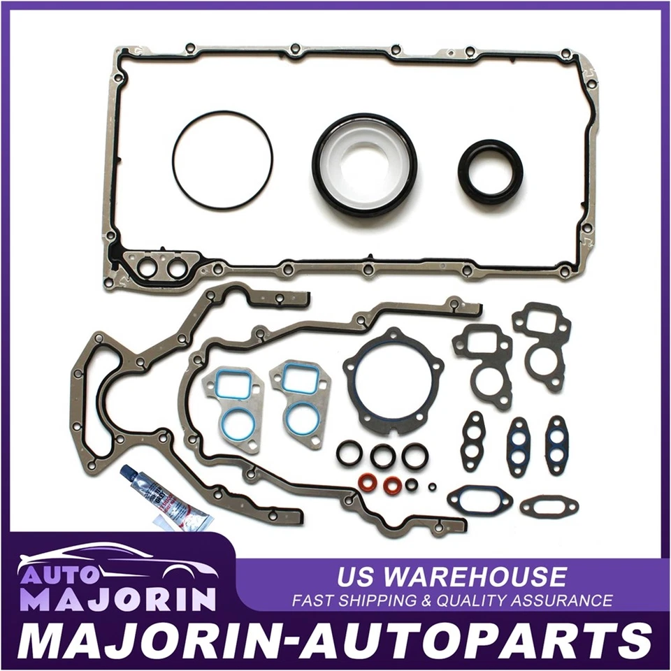Lower Gasket Set Fits 2002 2003 2004 GMC Sierra 2500 HD 6.0L V8 OHV VIN N U Foto 1 de 1