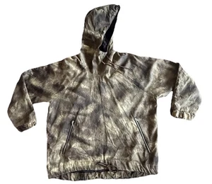 Represent Clo Hoodie Waxed Cotton Made in England Mens Size XL Camo Parka - Picture 1 of 21
