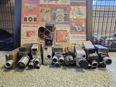 Großes Konvolut Vintage 8mm Filmkameras - Bild 1 von 4