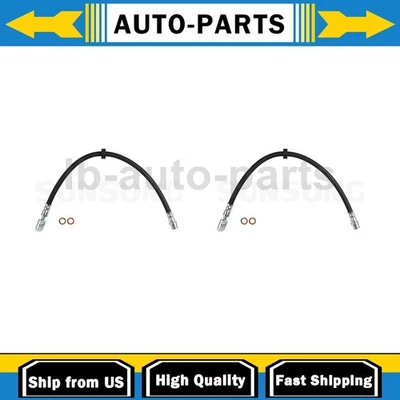 Linha de mangueira de freio dianteiro 2x para 1999-2006 Volkswagen Golf 2.0L - Imagem 1 de 4