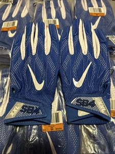 Guantes de fútbol americano Nike Superbad 4 azules receptores anchos para hombre 2XL Colts Giants NFL - Imagen 1 de 4