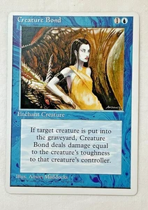 1x Creature Bond - Alternate 4th Edition - MTG - Magic the Gathering - LP - Picture 1 of 2