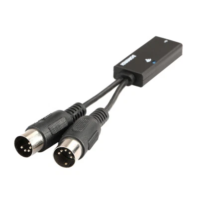 Universal Wireless Bluetooth IN-OUT 5-Pin DIN MIDI Interface Konverter Adapter - Bild 1 von 4
