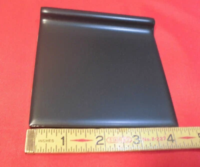 1 pc. Negro mate: azulejo cerámico apilable base/caba: 4-1/4" X 4-1/4" NUEVO STOCK Foto 1 de 4