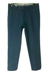 pantalone da uomo slim fit elegante chino vita bassa blu inverno MANUEL RITZ 43 - Foto 1 di 12