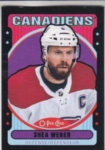 SHEA WEBER 2021-22 OPC O-PEE-CHEE RETRO NEGRO #063/100 #114 MONTREAL - Imagen 1 de 1
