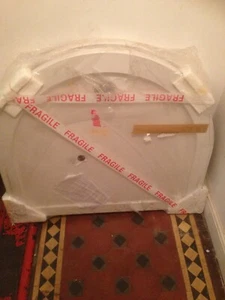 Pacific D-Shape Shower Tray - Picture 1 of 4