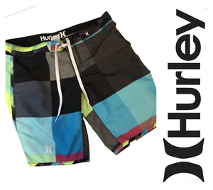 Hurley - Men’s - Size Medium - Board shorts - Swim trunks - Multicolored- - Picture 1 of 10
