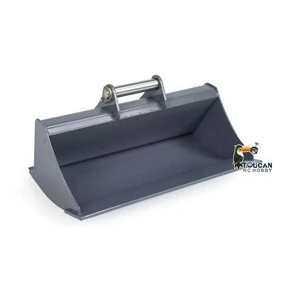 Metal Bucket Upgrade Parts for EC160E 1:14 RC Hydraulic 3 Arms Excavator Model - Image 1 of 4